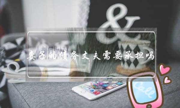 妻子的债务丈夫需要承担吗（婚内债务需要夫妻共同承担吗）-泡学网-喜悦人生,挽回婚姻,分手挽回,经验婚姻,情感挽回,情感咨询,分离小三,泡学书籍