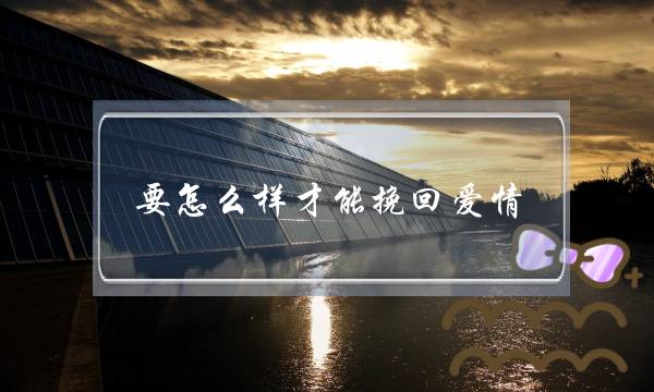 要怎么样才能挽回爱情-泡学网-喜悦人生,挽回婚姻,分手挽回,经验婚姻,情感挽回,情感咨询,分离小三,泡学书籍