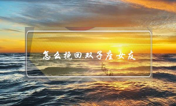 怎么挽回双子座女友(怎么挽回双子座男友)-泡学网-喜悦人生,挽回婚姻,分手挽回,经验婚姻,情感挽回,情感咨询,分离小三,泡学书籍