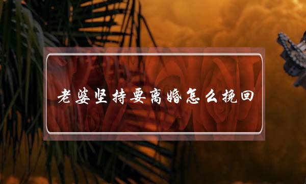 老婆坚持要离婚怎么挽回-泡学网-喜悦人生,挽回婚姻,分手挽回,经验婚姻,情感挽回,情感咨询,分离小三,泡学书籍