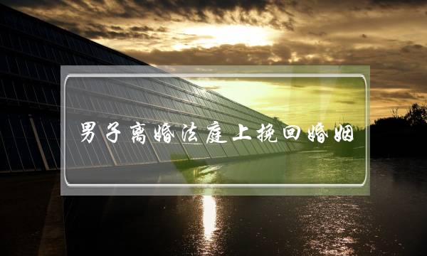 男子离婚法庭上挽回婚姻-泡学网-喜悦人生,挽回婚姻,分手挽回,经验婚姻,情感挽回,情感咨询,分离小三,泡学书籍