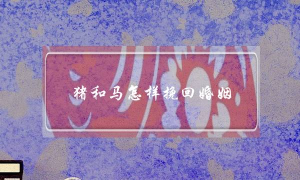 猪和马怎样挽回婚姻-泡学网-喜悦人生,挽回婚姻,分手挽回,经验婚姻,情感挽回,情感咨询,分离小三,泡学书籍