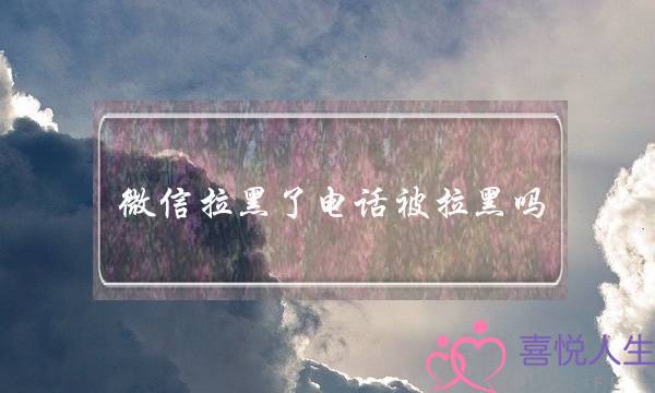 微信拉黑了电话被拉黑吗(微信电话拉黑联系不上怎么办)-泡学网-喜悦人生,挽回婚姻,分手挽回,经验婚姻,情感挽回,情感咨询,分离小三,泡学书籍