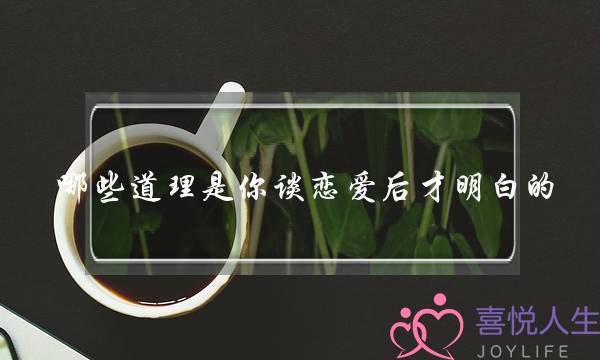 哪些道理是你谈恋爱后才明白的？(什么是爱情宣言)-泡学网-喜悦人生,挽回婚姻,分手挽回,经验婚姻,情感挽回,情感咨询,分离小三,泡学书籍