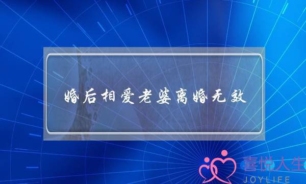 婚后相爱老婆离婚无效（老婆离婚怎么挽回婚姻）-泡学网-喜悦人生,挽回婚姻,分手挽回,经验婚姻,情感挽回,情感咨询,分离小三,泡学书籍