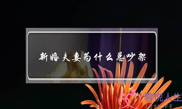 新婚夫妻为什么总吵架（新婚夫妻为什么老吵架）-泡学网-喜悦人生,挽回婚姻,分手挽回,经验婚姻,情感挽回,情感咨询,分离小三,泡学书籍