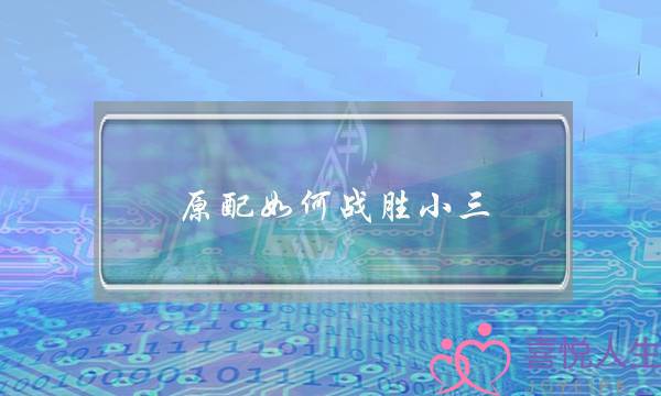 原配如何战胜小三-泡学网-喜悦人生,挽回婚姻,分手挽回,经验婚姻,情感挽回,情感咨询,分离小三,泡学书籍