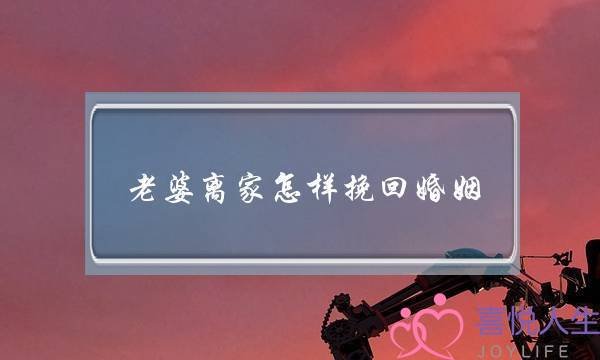 老婆离家怎样挽回婚姻-泡学网-喜悦人生,挽回婚姻,分手挽回,经验婚姻,情感挽回,情感咨询,分离小三,泡学书籍