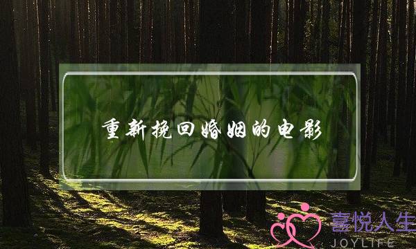 重新挽回婚姻的电影-泡学网-喜悦人生,挽回婚姻,分手挽回,经验婚姻,情感挽回,情感咨询,分离小三,泡学书籍