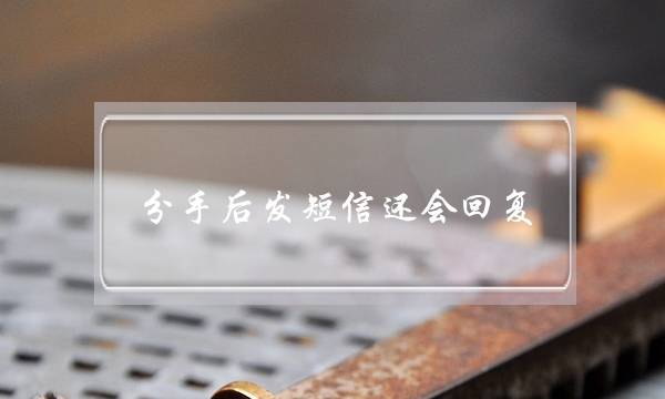 分手后发短信还会回复(分手后发短信对方不回复)-泡学网-喜悦人生,挽回婚姻,分手挽回,经验婚姻,情感挽回,情感咨询,分离小三,泡学书籍
