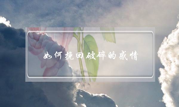 如何挽回破碎的感情(感情破裂了还能挽回吗)-泡学网-喜悦人生,挽回婚姻,分手挽回,经验婚姻,情感挽回,情感咨询,分离小三,泡学书籍